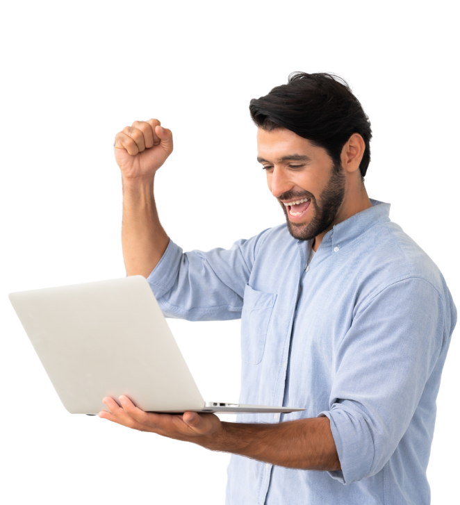 satisfied happy clients